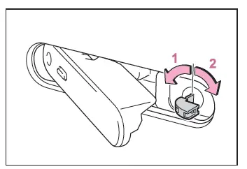 Toyota C-HR. Si la clé électronique ne fonctionne pas correctement